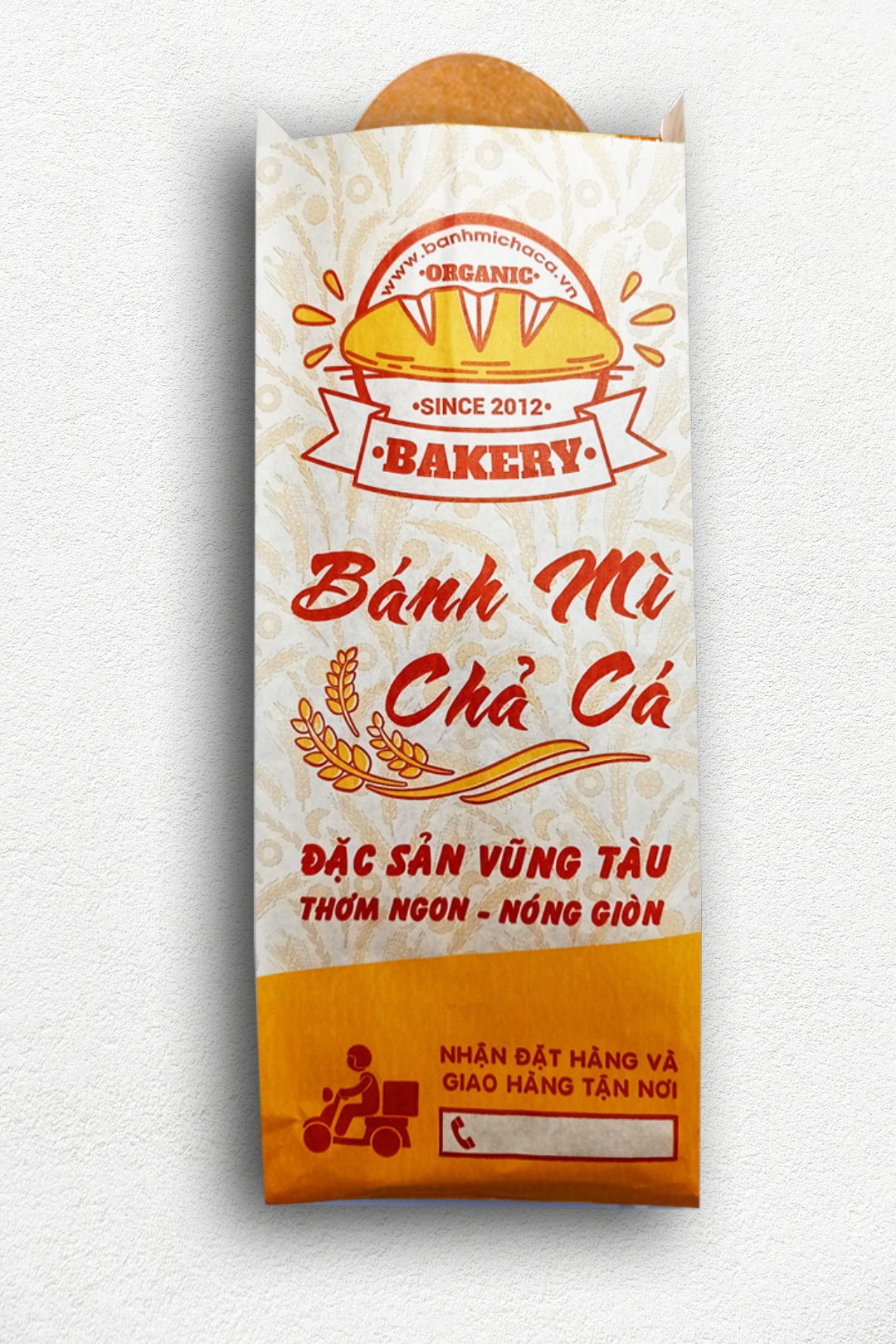 In 60000 bao đựng bánh mì ở Thừa Thiên Huế (mã tbm_4572) giấy Kraft thiết kế đẹp