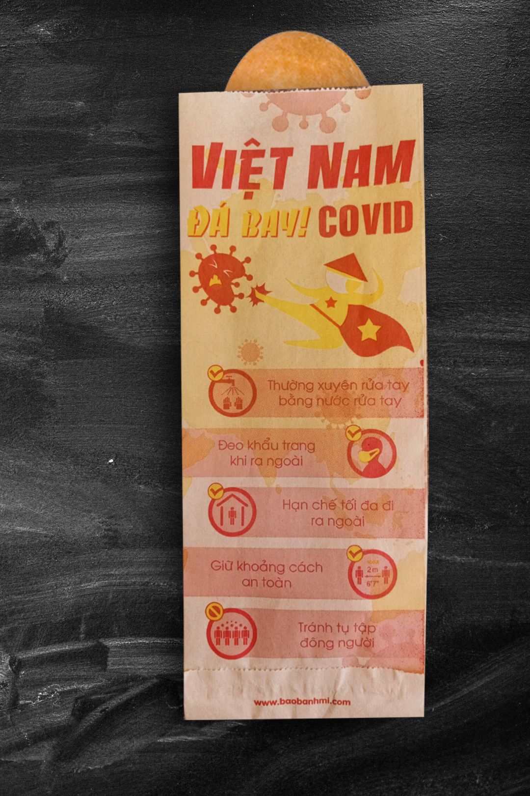 In 60000 bao đựng bánh mì ở Thừa Thiên Huế (mã tbm_4572) giấy Kraft thiết kế đẹp