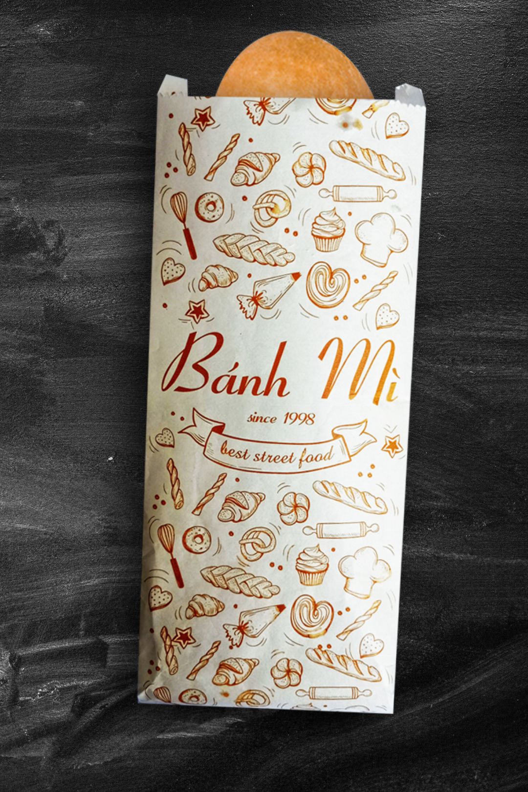 In 30000 túi giấy bánh mì tại Thừa Thiên Huế (mã tbm_776) giấy Kraft chất lượng