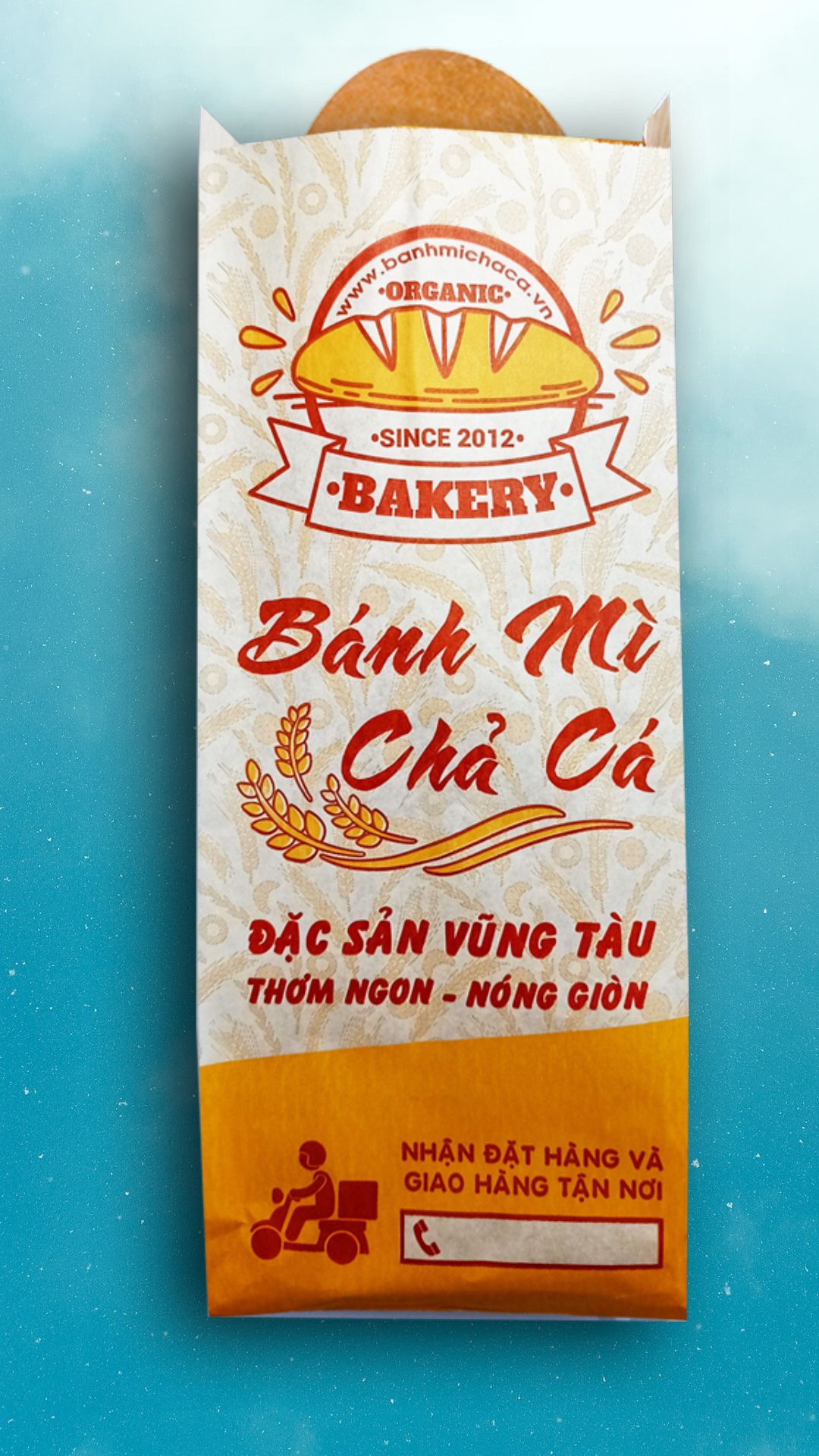 In 30000 túi giấy bánh mì tại Thừa Thiên Huế (mã tbm_776) giấy Kraft chất lượng