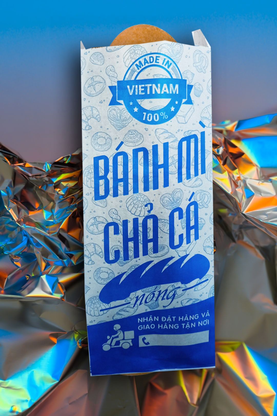 In 4000 túi bánh mì ở Thừa Thiên Huế (mã tbm_7896) giấy MG thiết kế đẹp