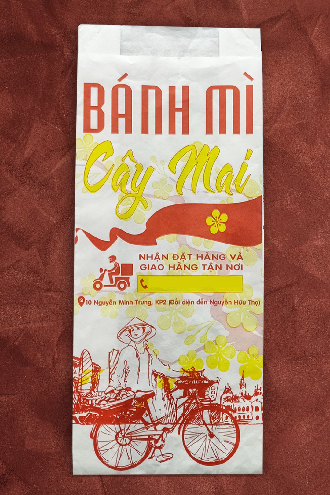 In 2000 bao đựng bánh mì ở Thừa Thiên Huế (mã tbm_8697) giấy Kraft nhiều mẫu đa dạng