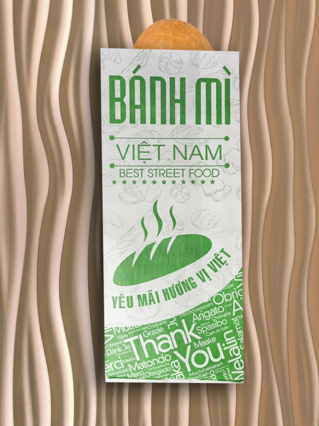 In 9000 bao đựng bánh mì ở Thừa Thiên Huế (mã tbm_8090) giấy thực phẩm giá cạnh tranh
