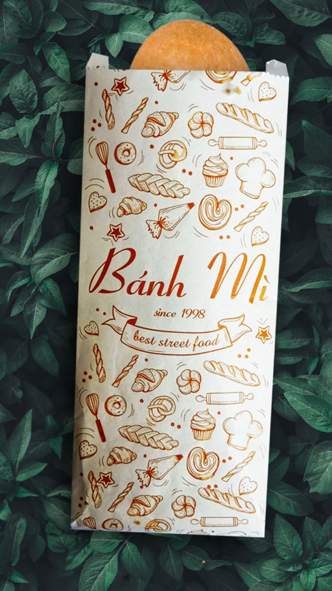 In 30000 bao đựng bánh mì ở Thừa Thiên Huế (mã tbm_801) giấy Kraft đẹp và giá rẻ