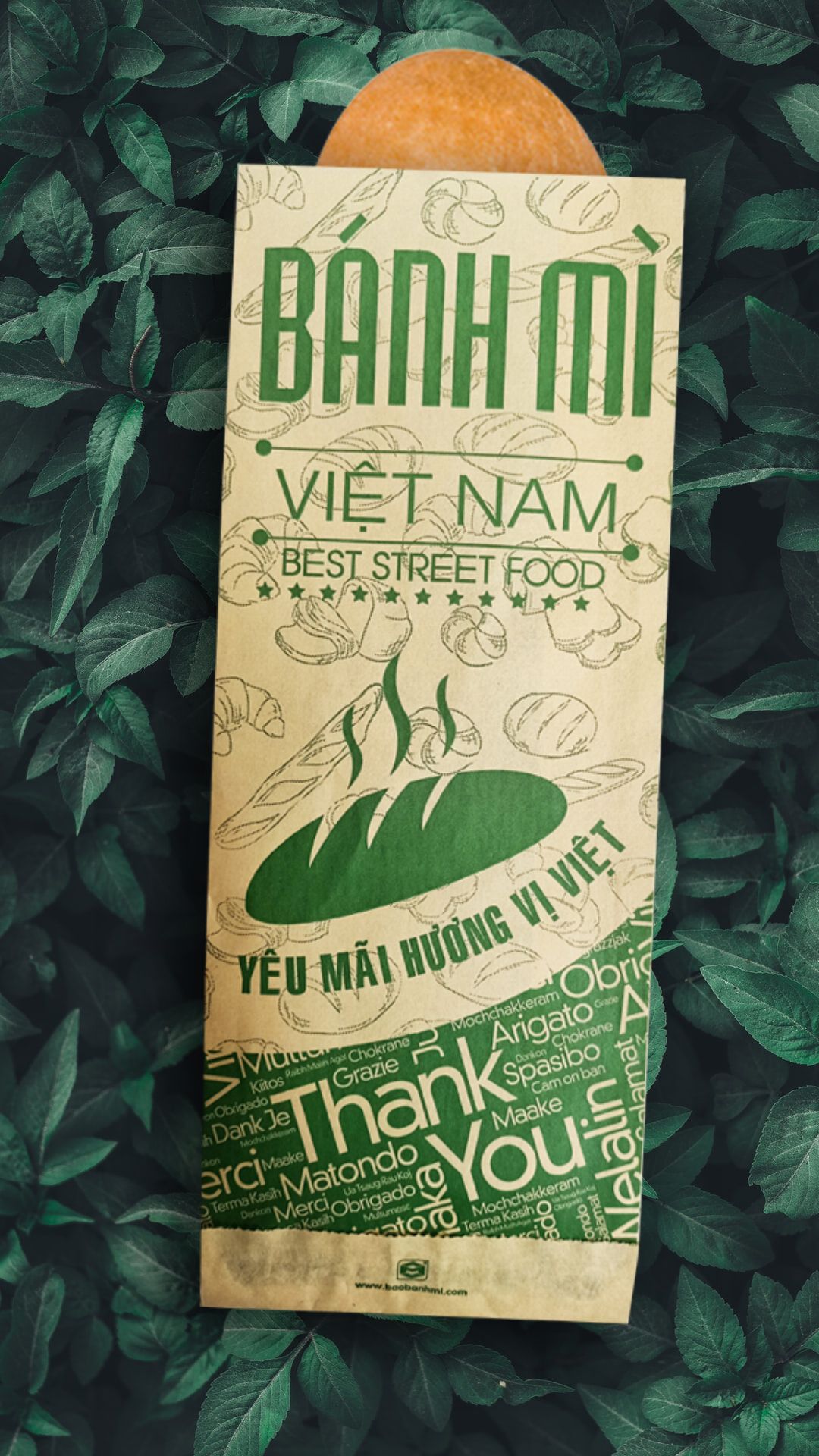 In 30000 bao đựng bánh mì ở Thừa Thiên Huế (mã tbm_801) giấy Kraft đẹp và giá rẻ