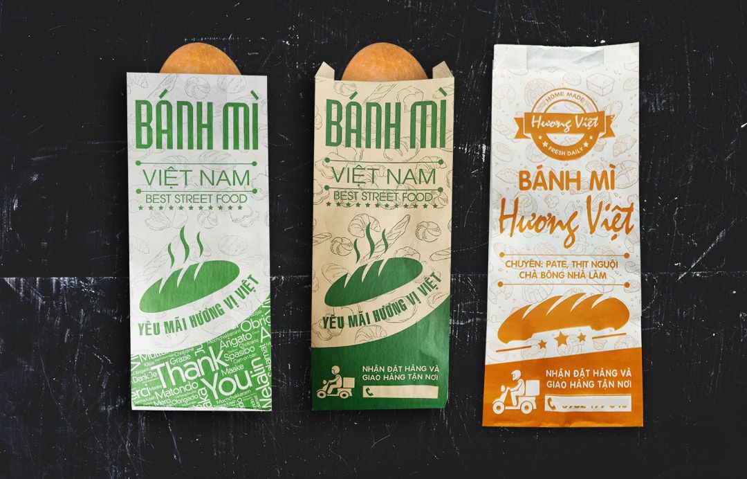 In 10000 bao bánh mì ở Thừa Thiên Huế (mã tbm_2186) giấy Kraft đẹp và giá rẻ