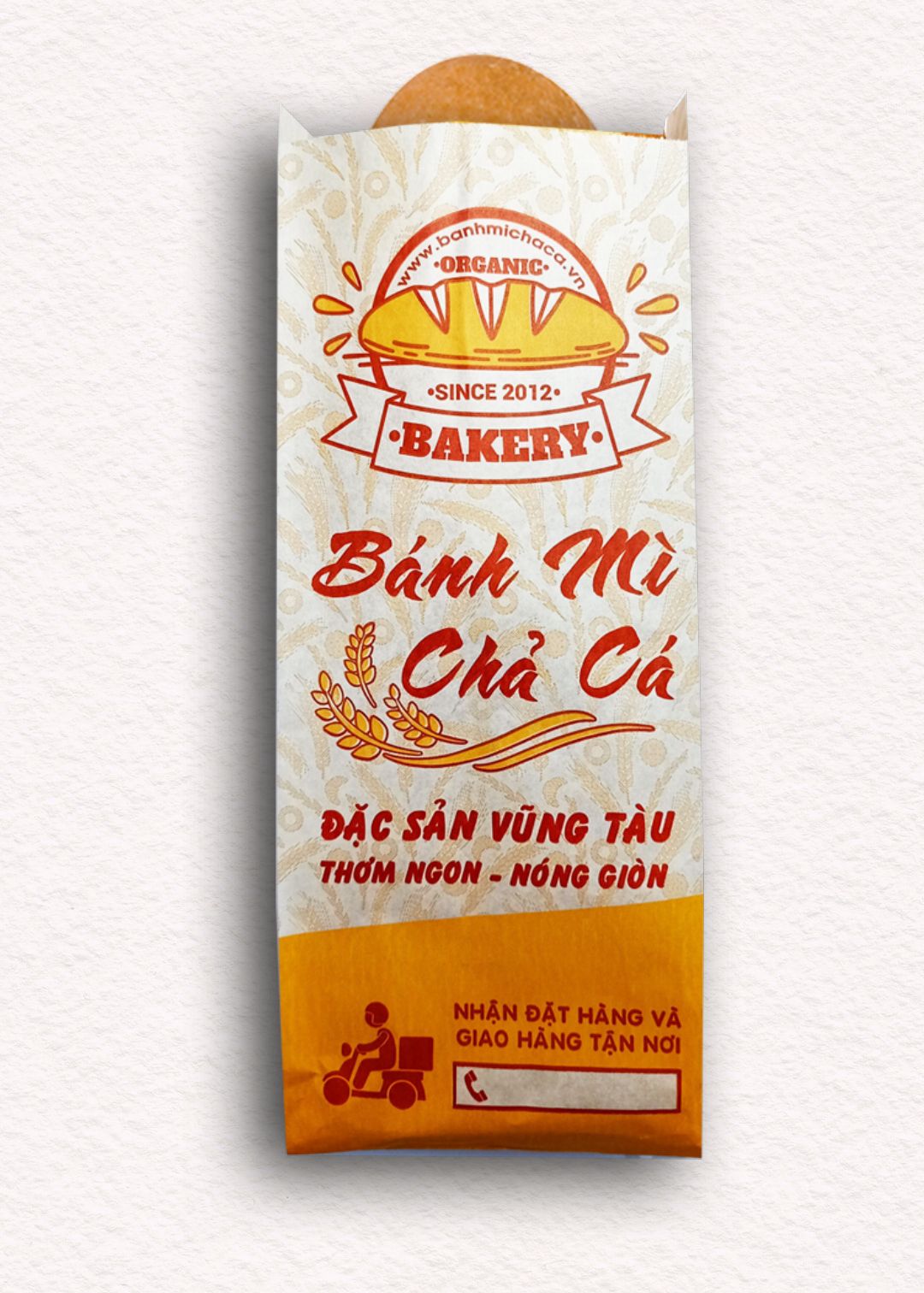 In 2000 túi đựng bánh mì ở Thừa Thiên Huế (mã tbm_219) giấy Kraft đẹp và giá rẻ