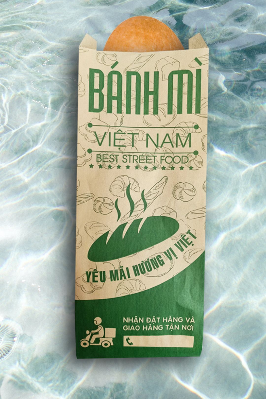 In 9000 túi đựng bánh mì tại Thừa Thiên Huế (mã tbm_1026) giấy MG theo yêu cầu