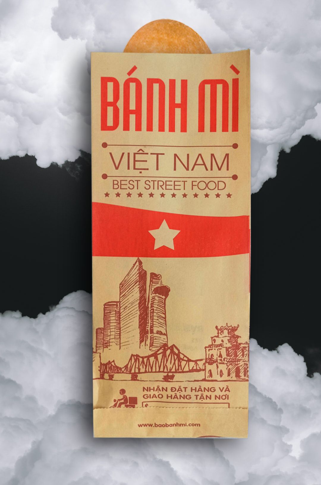 In 50000 bao đựng bánh mì tại Thừa Thiên Huế (mã tbm_5658) giấy Kraft thiết kế miễn phí