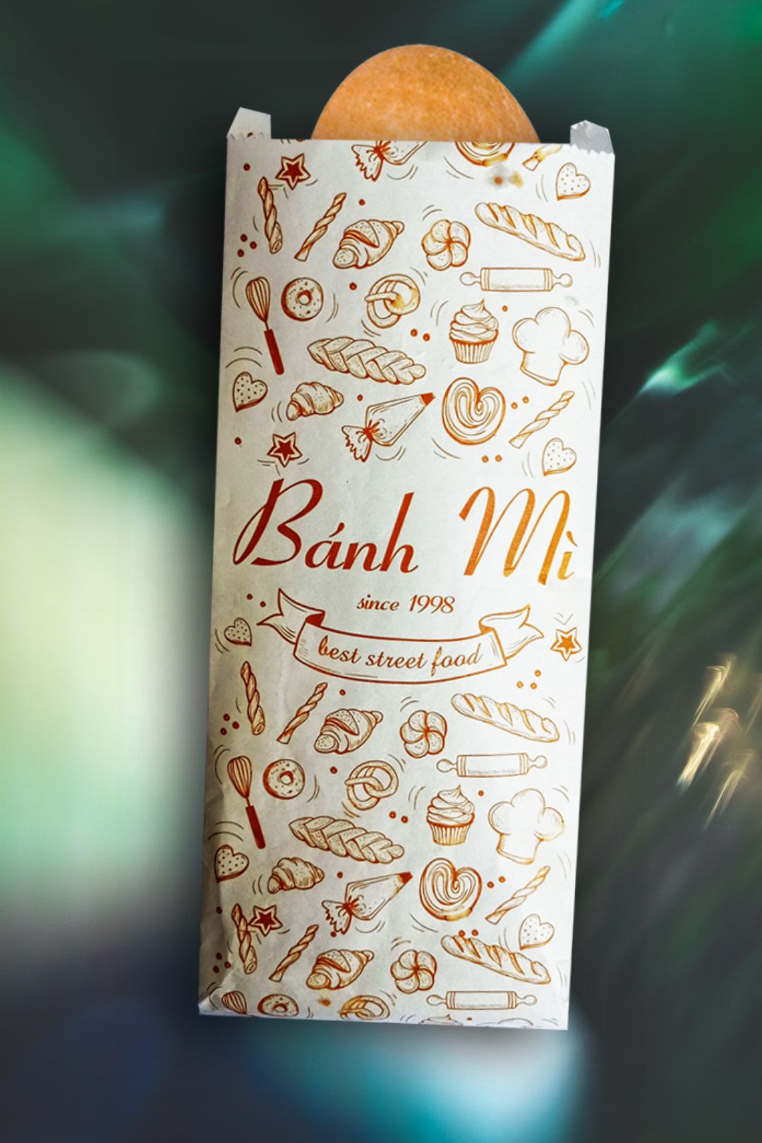 In 90000 bao đựng bánh mì tại Thừa Thiên Huế (mã tbm_3459) giấy thấm dầu đẹp và giá rẻ