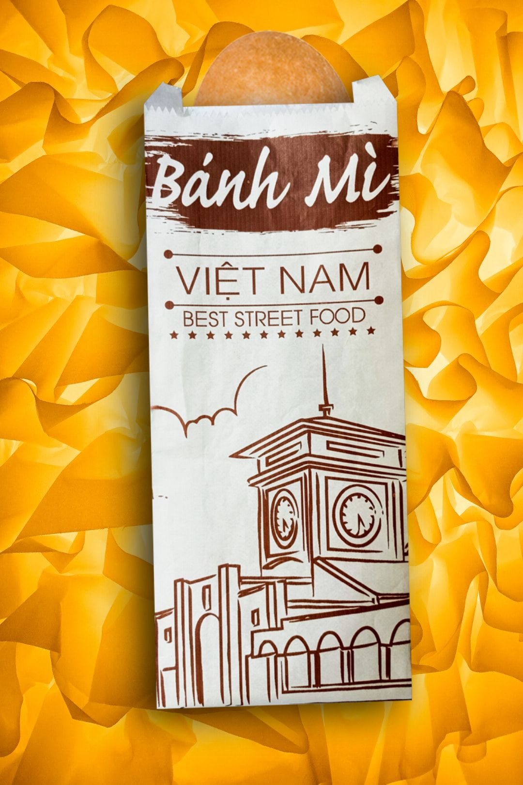 In 5000 túi giấy bánh mì tại Thừa Thiên Huế (mã tbm_1585) giấy Kraft chất lượng