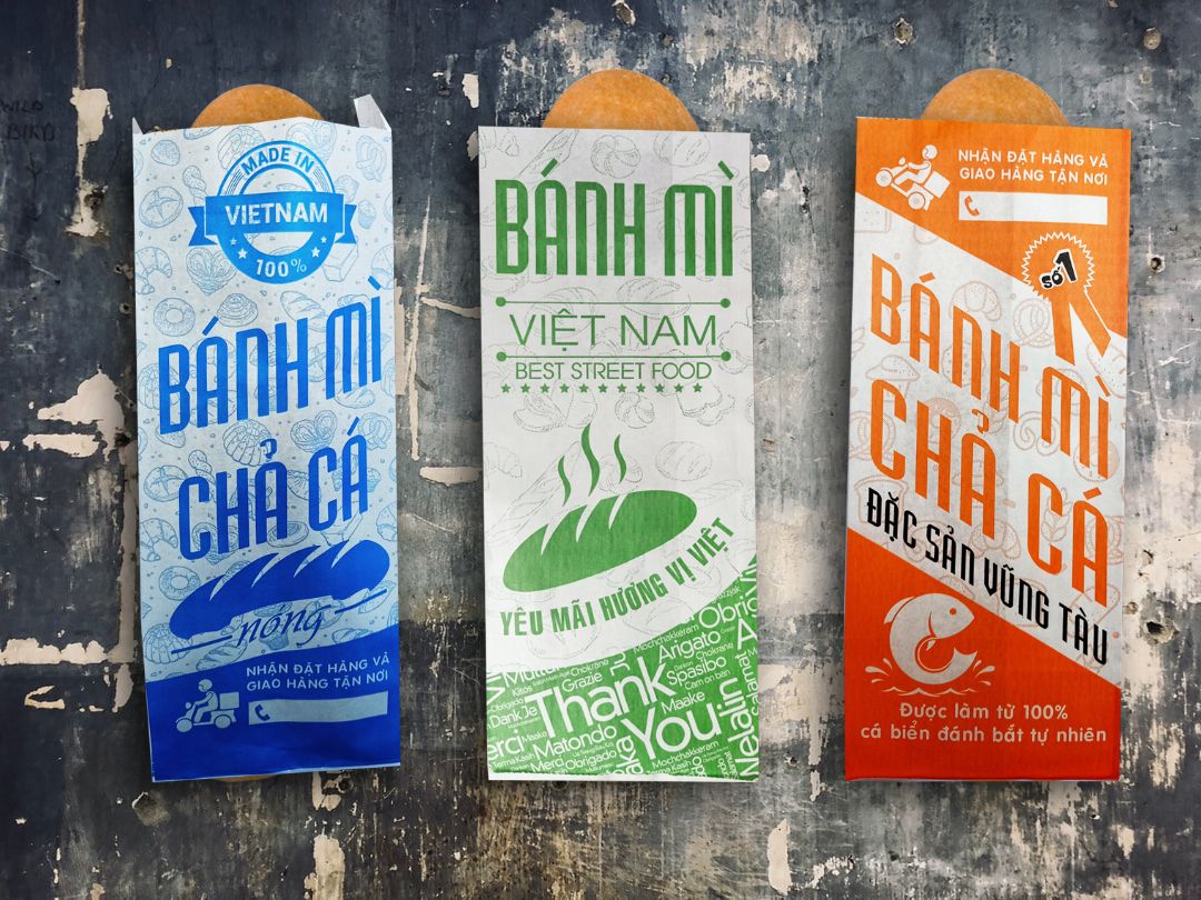 In 5000 túi giấy bánh mì tại Thừa Thiên Huế (mã tbm_1585) giấy Kraft chất lượng