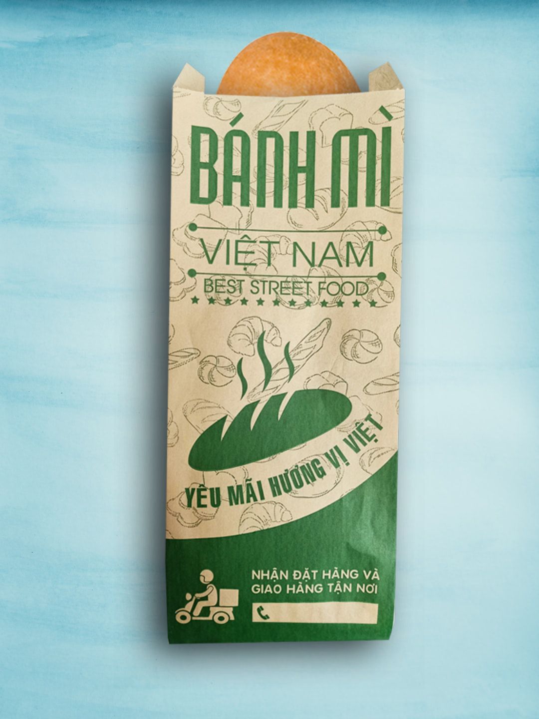 In 9000 túi đựng bánh mì tại Thừa Thiên Huế (mã tbm_1641) giấy thấm dầu chất lượng